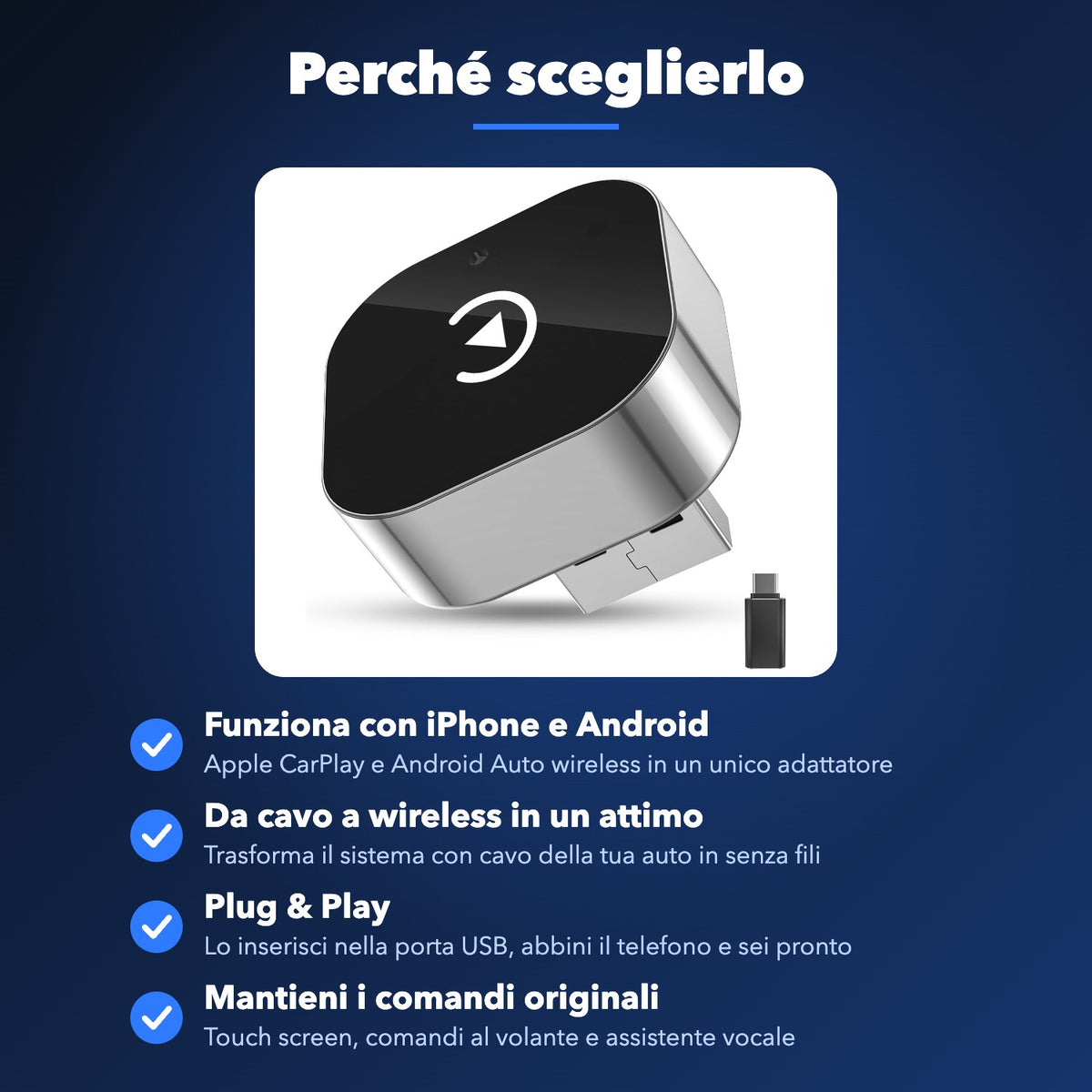 Perché scegliere l'adattatore wireless 2 in 1