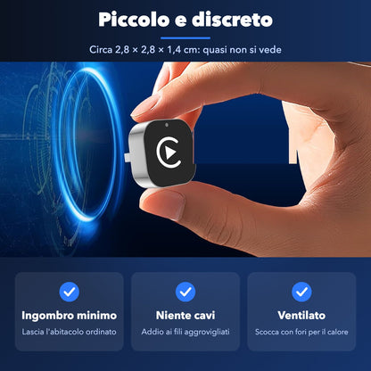 Adattatore piccolo e discreto