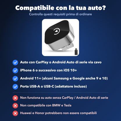 Requisiti di compatibilità dell'adattatore wireless 2 in 1
