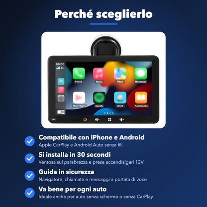Perché scegliere lo schermo CarPlay wireless