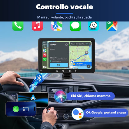 Controllo vocale con Siri e Google Assistant